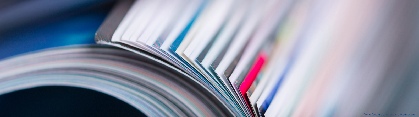 gerolltes Magazin close up